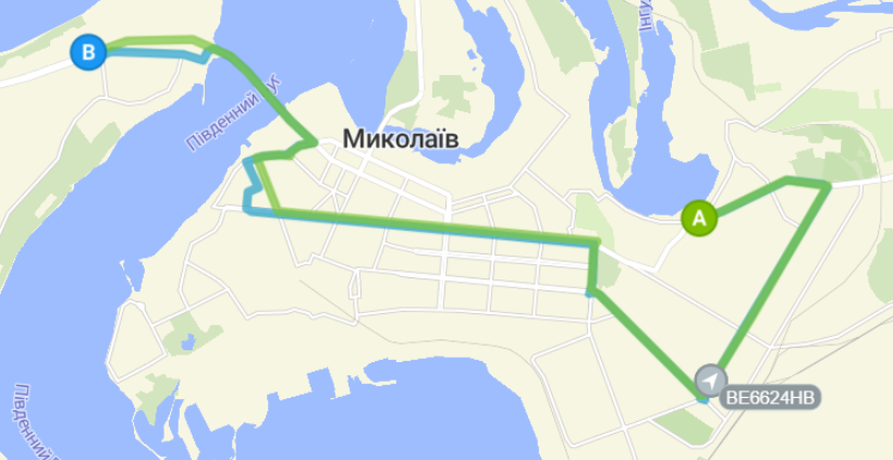 79 автобус Миколаїв маршрут